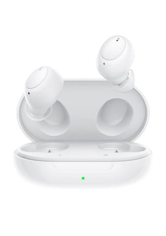 OPPO Enco Buds ホワイト ワイヤレス イヤホン Bluetooth ver5.2 IP54 防水防塵 通話時ノイズキャンセリング 最大24時間再生 AAC SBC