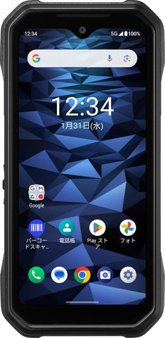 京セラ 日本製 Dura Force EX タフネス スマホ 本体 (Wi-Fi / 5.8インチ / 4GB RAM + 64GB ROM/microSDXC / 4.270mAh / グローブタッチ/ウェットタッチ/顔認証 指紋認証/防水 防塵 耐衝撃 耐薬品/バッテリー交換可/業務専用端末 堅牢 高耐久) KC-S603