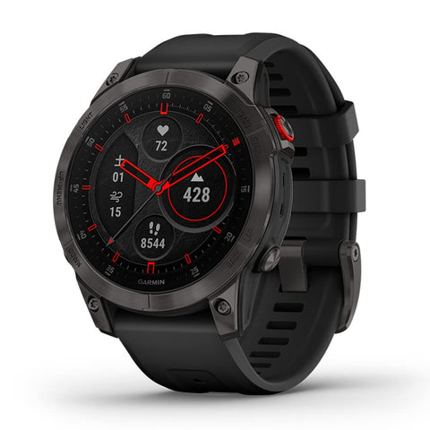 GARMIN(ガーミン) epix Sapphire Carbon Gray DLC Ti / Black AMOLEDディスプレイ搭載 マルチスポーツGPSウォッチ  小