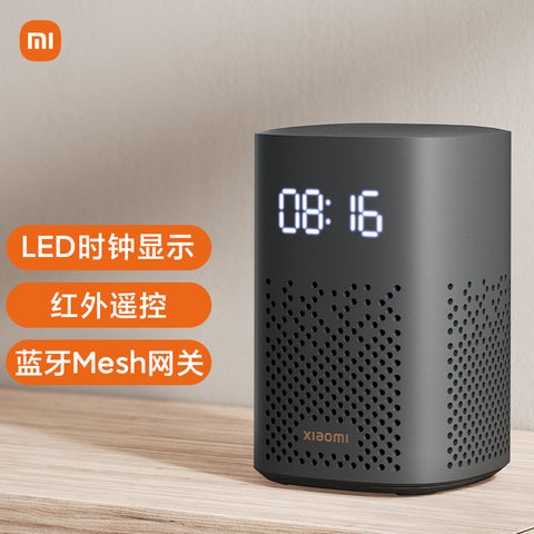 小米小爱音箱Play 增强版 小爱同学 小爱音箱 LED时钟显示 红外遥控 蓝牙Mesh网关智能设备控制|QQ音乐海量曲库、海量优质有声读物|孩子的超级故事王