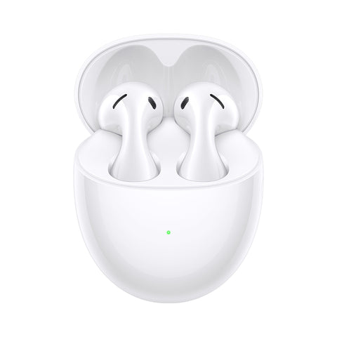 华为/HUAWEI FreeBuds 5 至臻版 陶瓷白 真无线蓝牙运动耳机 无线充版 半入耳式 舒适降噪 超级快充超磁感澎湃单元；全曲面流线设计；双高清音频认证；IP54级防尘抗水溅；Harmony OS