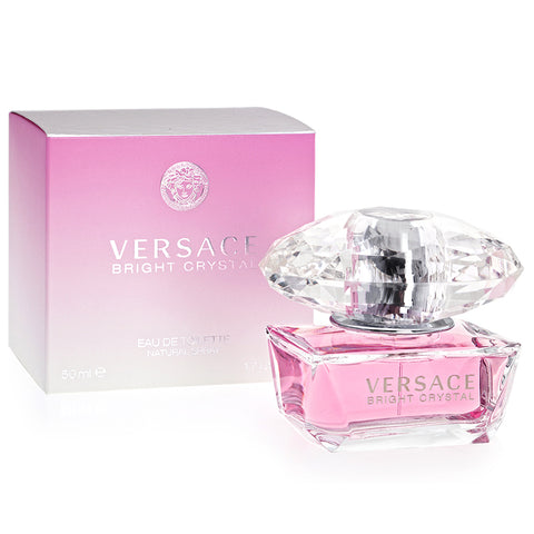 范思哲(VERSACE)女士香水 香氛EDT晶钻/粉钻/香恋水晶 女士香水 50ml清晰淡雅 持久淡香 迷人香氛